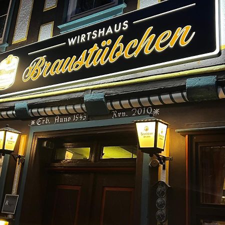 Gaststaette Braustuebchen Hotel Schlitz Buitenkant foto