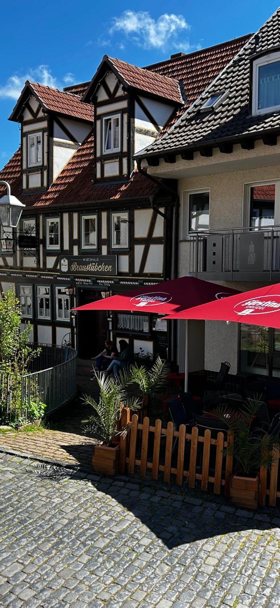 Gaststaette Braustuebchen Hotel Schlitz Buitenkant foto